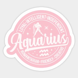 Aquarius horoscope | zodiac sign; star sign; air sign; Aquarian; horoscope; horoscope sign; Aquarius man; Aquarius woman; Aquarius gift; zodiac sign gift; star sign gift; Sticker